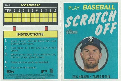 2019 Topps Heritage - 1970 Topps Scratch-Offs #18 Eric Hosmer Front