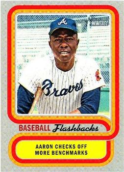 2019 Topps Heritage - Baseball Flashbacks #BF-HA Hank Aaron Front