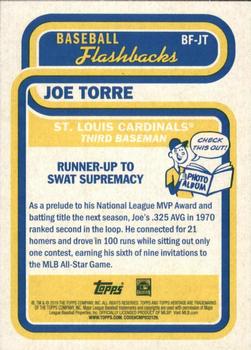 2019 Topps Heritage - Baseball Flashbacks #BF-JT Joe Torre Back