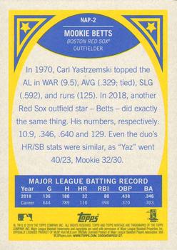 2019 Topps Heritage - New Age Performers #NAP-2 Mookie Betts Back