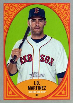 2019 Topps Heritage - New Age Performers #NAP-3 J.D. Martinez Front