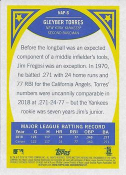2019 Topps Heritage - New Age Performers #NAP-6 Gleyber Torres Back