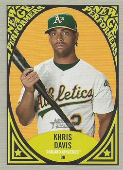 2019 Topps Heritage - New Age Performers #NAP-10 Khris Davis Front