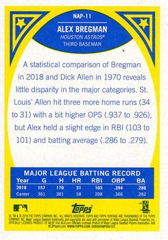 2019 Topps Heritage - New Age Performers #NAP-11 Alex Bregman Back