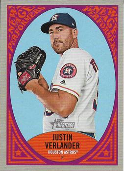 2019 Topps Heritage - New Age Performers #NAP-12 Justin Verlander Front
