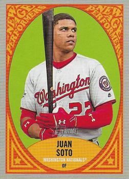 2019 Topps Heritage - New Age Performers #NAP-15 Juan Soto Front