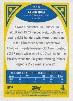 2019 Topps Heritage - New Age Performers #NAP-20 Aaron Nola Back