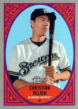 2019 Topps Heritage - New Age Performers #NAP-24 Christian Yelich Front