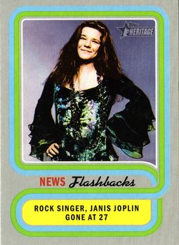 2019 Topps Heritage - News Flashbacks #NF-2 Janis Joplin Passes Away Front