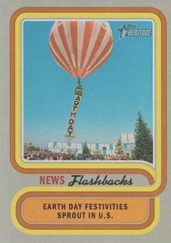 2019 Topps Heritage - News Flashbacks #NF-3 First Earth Day Celebration Front