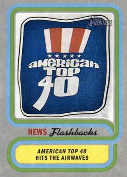 2019 Topps Heritage - News Flashbacks #NF-5 American Top 40 Premieres Front