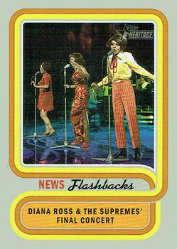 2019 Topps Heritage - News Flashbacks #NF-15 Diana Ross & The Supremes' Final Concert Front