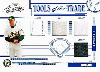 2005 Playoff Absolute Memorabilia - Tools of the Trade Swatch Quad #TT-15 Tim Hudson  Front