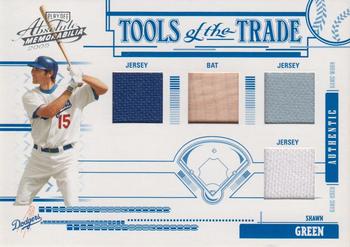 2005 Playoff Absolute Memorabilia - Tools of the Trade Swatch Quad #TT-45 Shawn Green Front