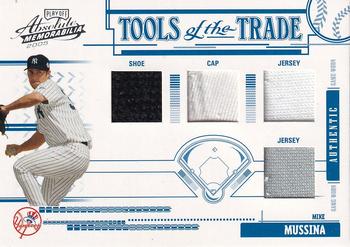 2005 Playoff Absolute Memorabilia - Tools of the Trade Swatch Quad #TT-46 Mike Mussina Front