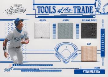 2005 Playoff Absolute Memorabilia - Tools of the Trade Swatch Quad #TT-114 Darryl Strawberry Front