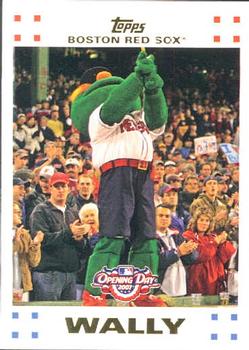2007 Topps Opening Day #190 Wally the Green Monster Front