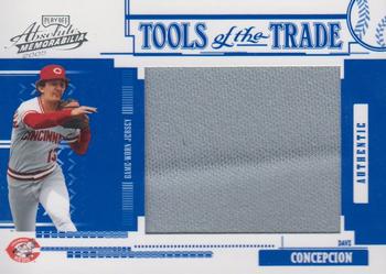 2005 Playoff Absolute Memorabilia - Tools of the Trade Swatch Single Jumbo Reverse #TT-115 Dave Concepcion Front