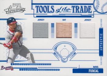 2005 Playoff Absolute Memorabilia - Tools of the Trade Swatch Triple #TT-163 Rafael Furcal Front