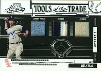 2005 Playoff Absolute Memorabilia - Tools of the Trade Swatch Triple Prime Black #TT-127 Hoyt Wilhelm Front
