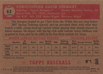 2007 Topps Rookie 1952 Edition #62 Chris Stewart Back