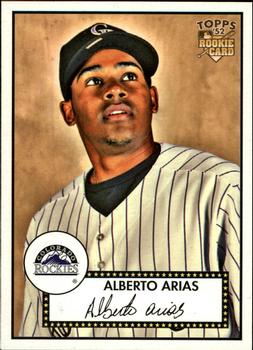 2007 Topps Rookie 1952 Edition #82 Alberto Arias Front