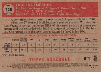 2007 Topps Rookie 1952 Edition #128 Eric Hull Back