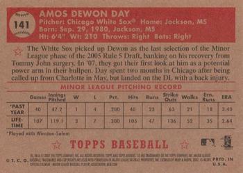2007 Topps Rookie 1952 Edition #141 Dewon Day Back
