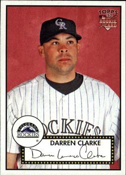 2007 Topps Rookie 1952 Edition #157 Darren Clarke Front