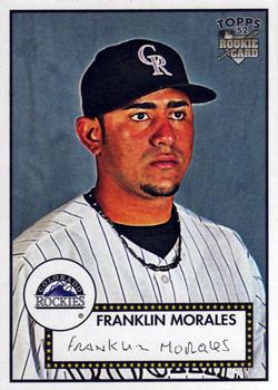 2007 Topps Rookie 1952 Edition #164 Franklin Morales Front