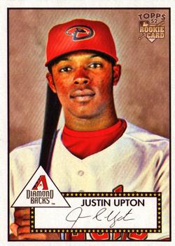 2007 Topps Rookie 1952 Edition #170 Justin Upton Front