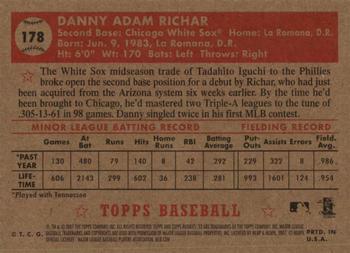 2007 Topps Rookie 1952 Edition #178 Danny Richar Back