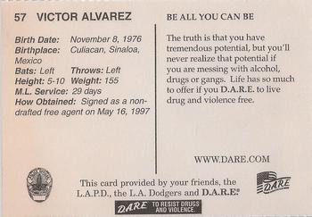 2003 Los Angeles Dodgers Police #NNO Victor Alvarez Back