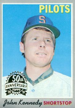 2019 Topps Heritage - 50th Anniversary Buybacks #53 John Kennedy Front