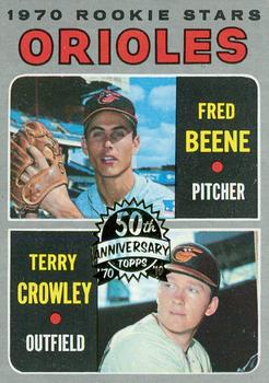 2019 Topps Heritage - 50th Anniversary Buybacks #121 Orioles 1970 Rookie Stars - Fred Beene / Terry Crowley Front