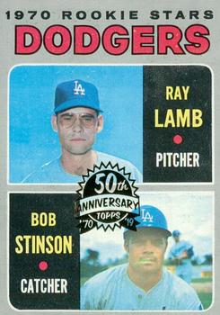 2019 Topps Heritage - 50th Anniversary Buybacks #131 Dodgers 1970 Rookie Stars (Ray Lamb / Bob Stinson) Front
