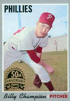 2019 Topps Heritage - 50th Anniversary Buybacks #149 Billy Champion Front