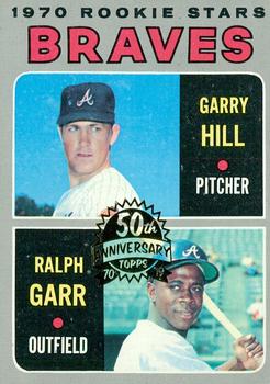 2019 Topps Heritage - 50th Anniversary Buybacks #172 Braves 1970 Rookie Stars (Garry Hill / Ralph Garr) Front