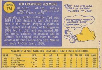 2019 Topps Heritage - 50th Anniversary Buybacks #174 Ted Sizemore Back