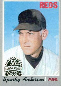 2019 Topps Heritage - 50th Anniversary Buybacks #181 Sparky Anderson Front