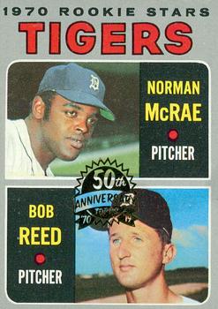 2019 Topps Heritage - 50th Anniversary Buybacks #207 Tigers 1970 Rookie Stars (Norman McRae / Bob Reed) Front