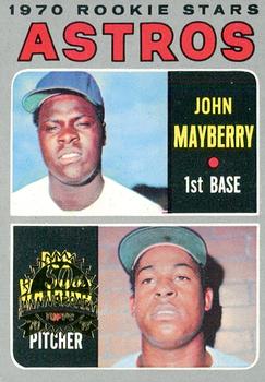 2019 Topps Heritage - 50th Anniversary Buybacks #227 Astros 1970 Rookie Stars (John Mayberry / Bob Watkins) Front