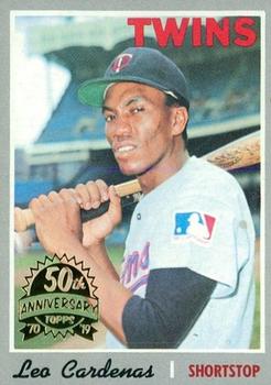 2019 Topps Heritage - 50th Anniversary Buybacks #245 Leo Cardenas Front