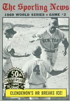 2019 Topps Heritage - 50th Anniversary Buybacks #306 World Series Game 2 Front
