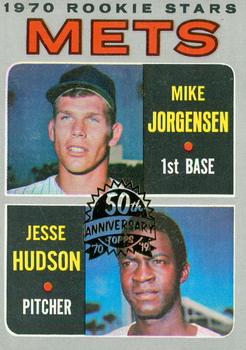 2019 Topps Heritage - 50th Anniversary Buybacks #348 Mets 1970 Rookie Stars (Mike Jorgensen / Jesse Hudson) Front