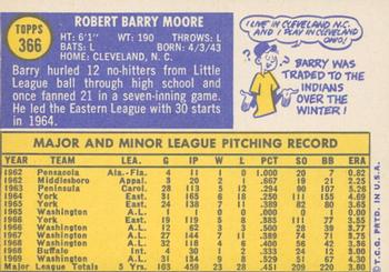 2019 Topps Heritage - 50th Anniversary Buybacks #366 Barry Moore Back