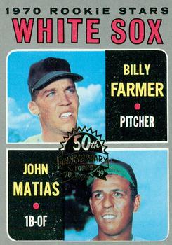 2019 Topps Heritage - 50th Anniversary Buybacks #444 White Sox 1970 Rookie Stars (Billy Farmer / John Matias) Front