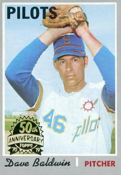 2019 Topps Heritage - 50th Anniversary Buybacks #613 Dave Baldwin Front