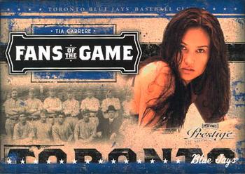 2005 Playoff Prestige - Fans of the Game #FG-2 Tia Carrere Front