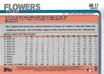 2019 Topps Atlanta Braves #AB-11 Tyler Flowers Back